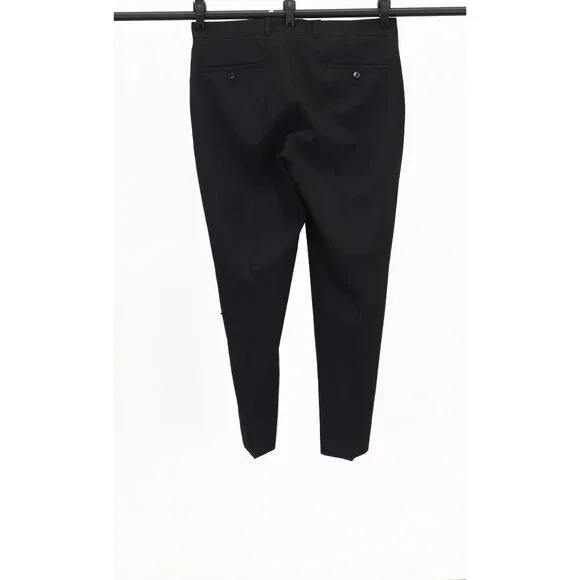Kenneth Cole 40R 34x28 Black Striped 2-Button Suit R807